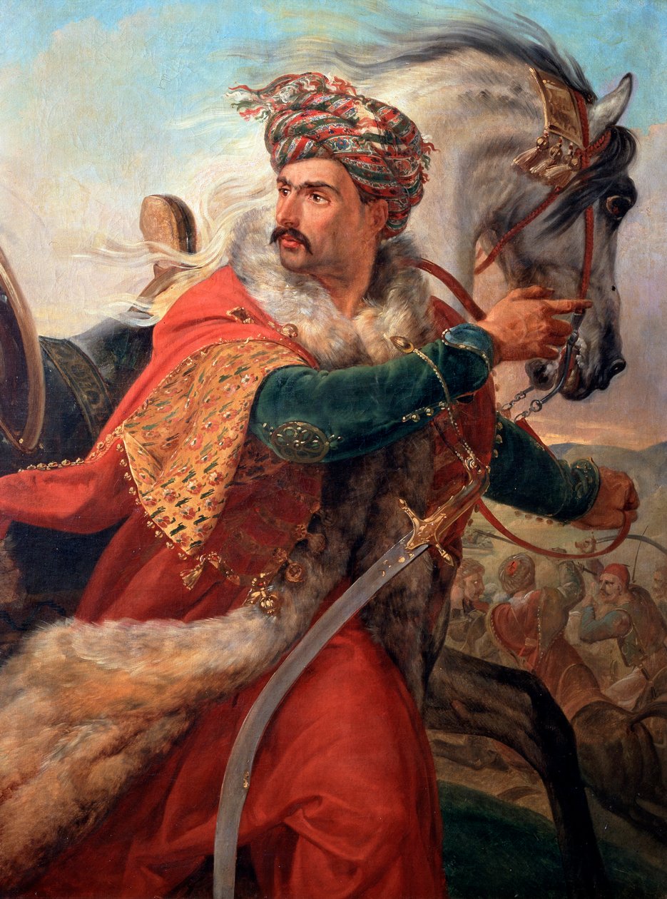 Mameluke, slutten av 1830-årene. av Emile Jean Horace Vernet