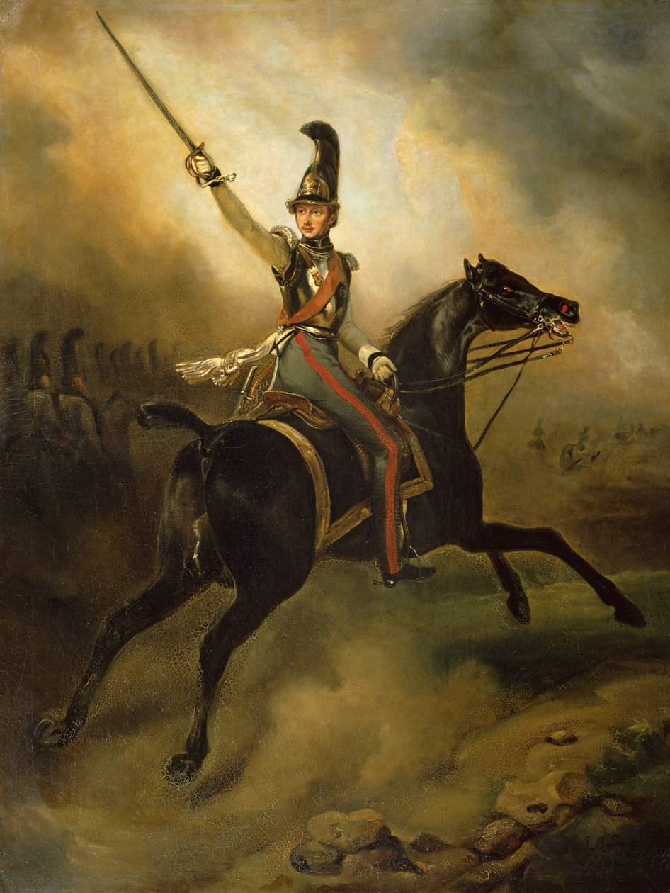 Portrett av Friedrich Heinrich (1584-1647) 1830 av Emile Jean Horace Vernet