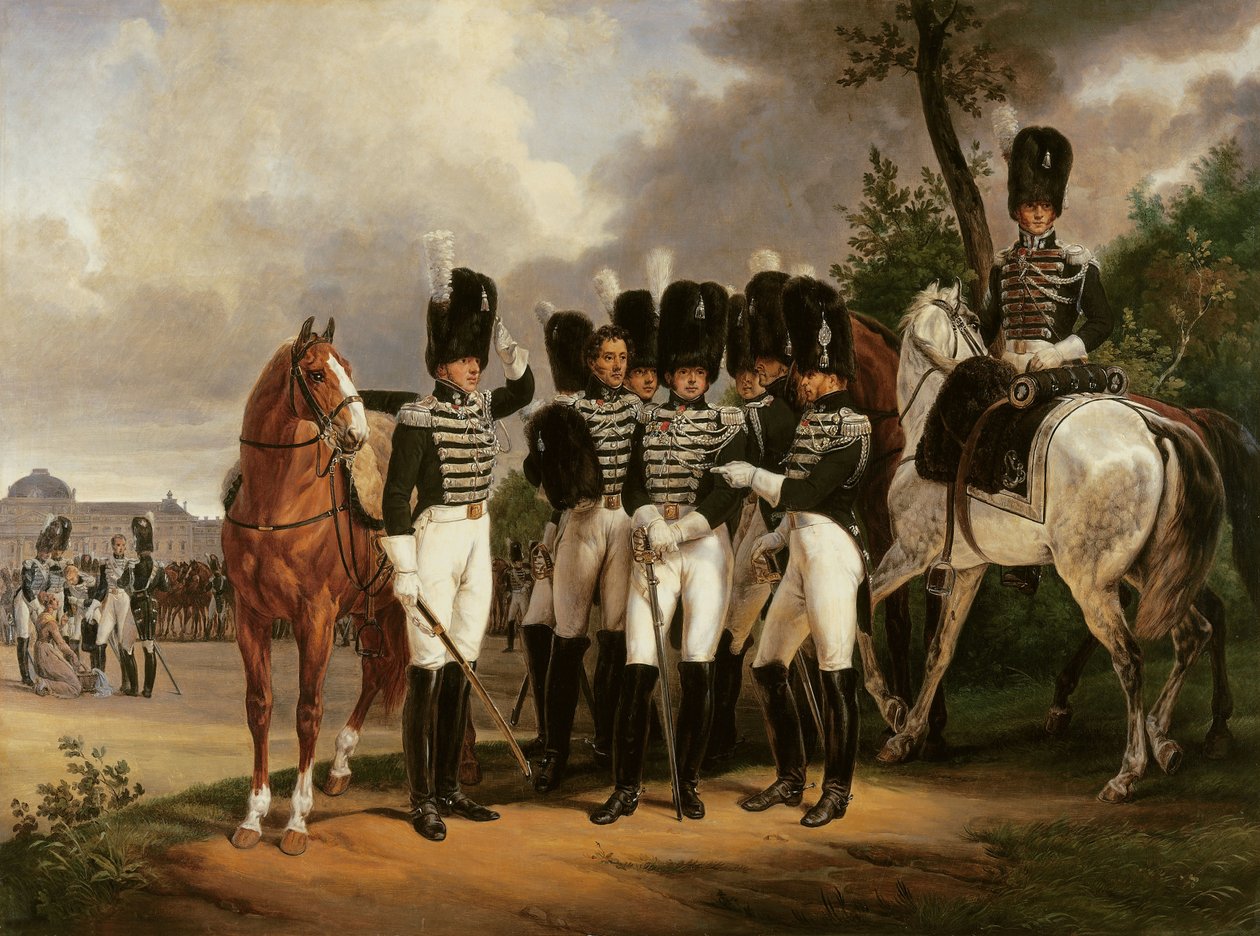 Portrett av General Marquis de Talhout-Roy, 1818-19 av Emile Jean Horace Vernet