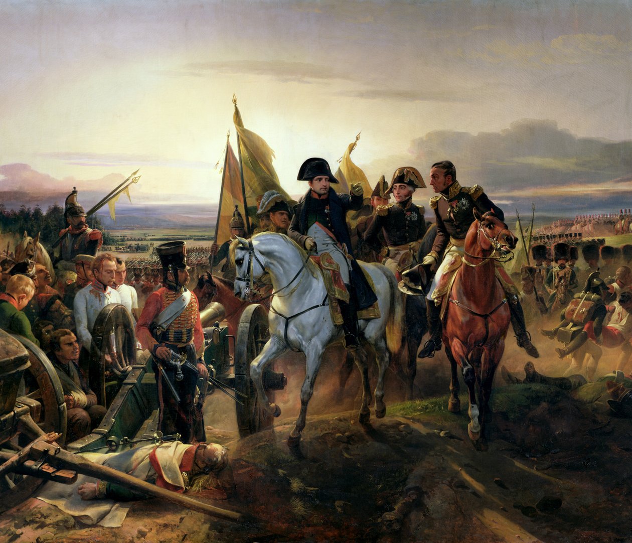 Slaget ved Friedland, 14. juni 1807 av Emile Jean Horace Vernet