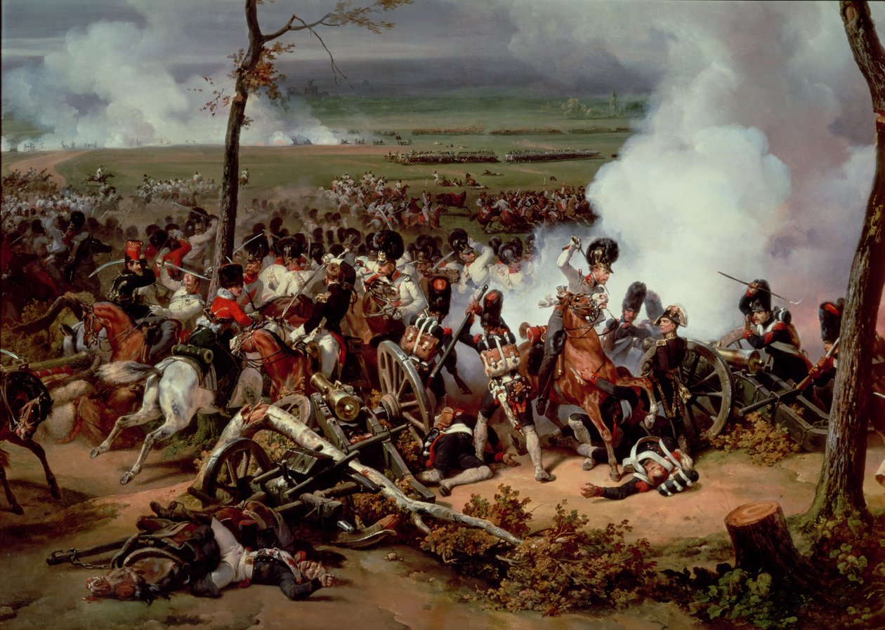 Slaget ved Hanau, 1813, 1824 (detalj) av Emile Jean Horace Vernet