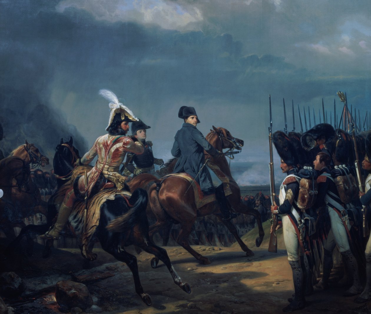 Slaget ved Iena, 14. oktober 1806 (for detaljer se 70309) av Emile Jean Horace Vernet
