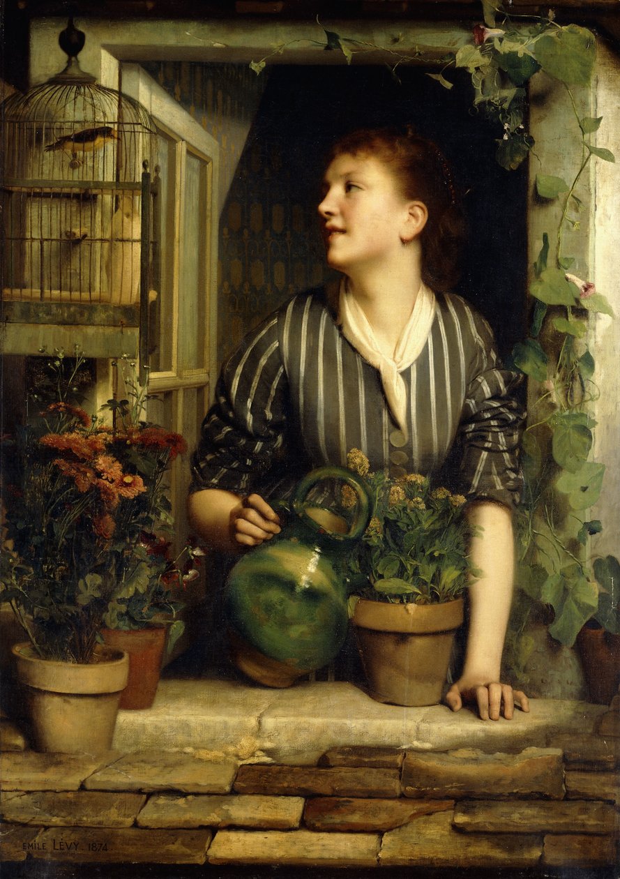 Morning Glories, 1874 av Emile Levy