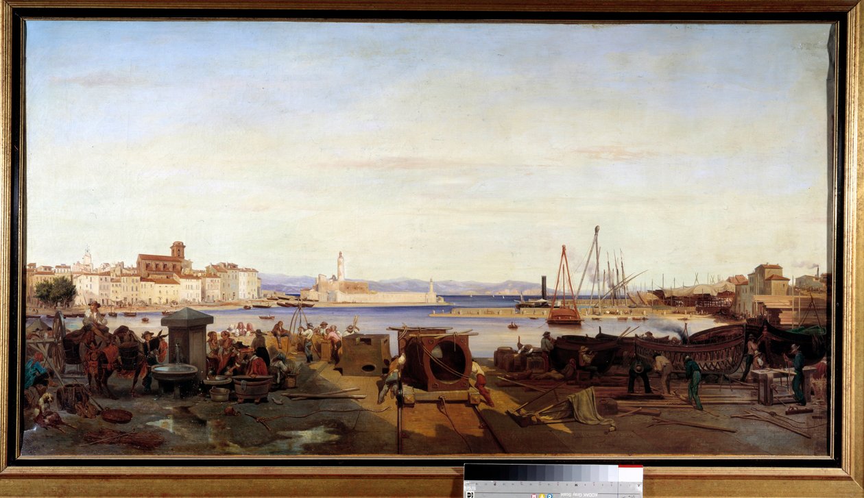 Havnen i La Ciotat Maleri av Emile Loubon av Emile Loubon