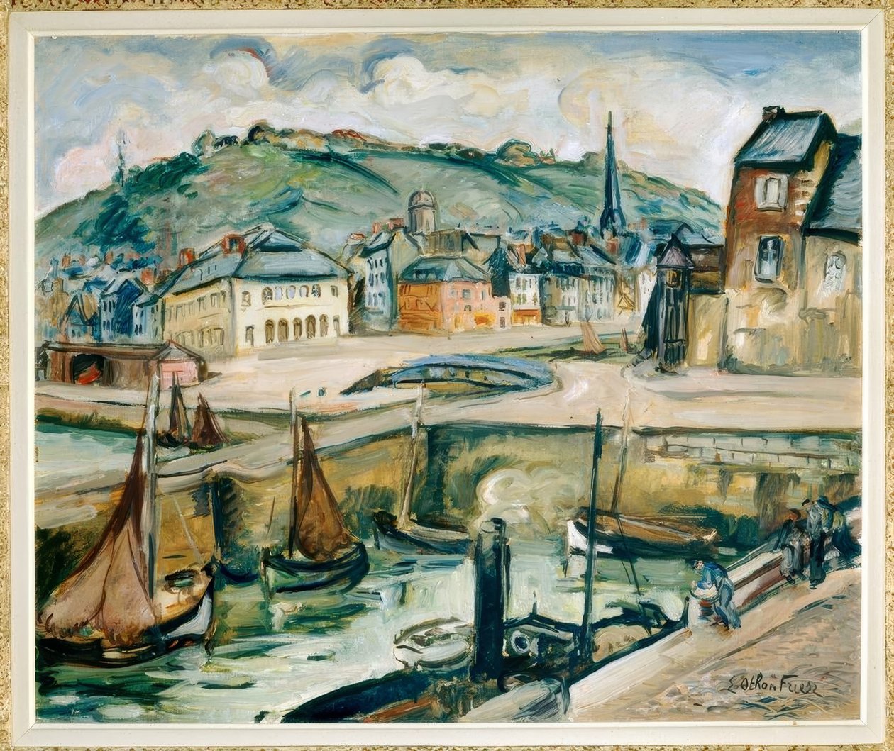 Honfleur av Emile Othon Friesz