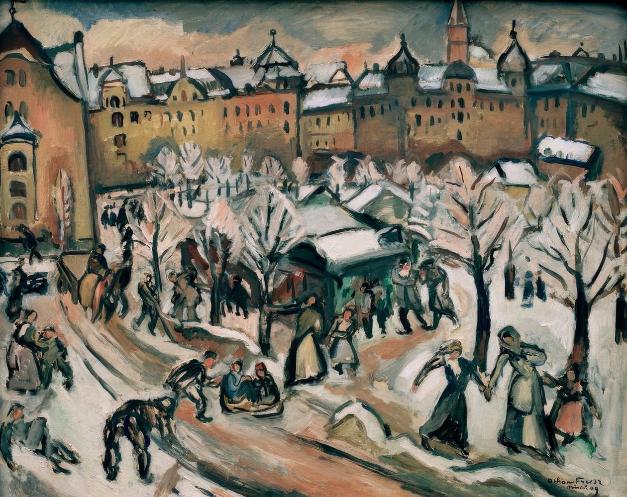 Neige a München av Emile Othon Friesz
