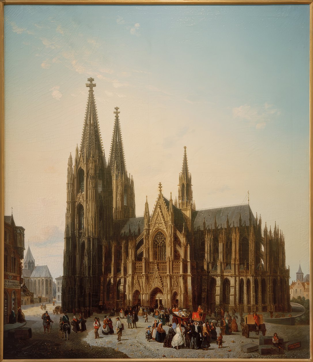 Kölnerdomen er forventet ferdigstillelse av Emile Pierre Joseph De Cauwer