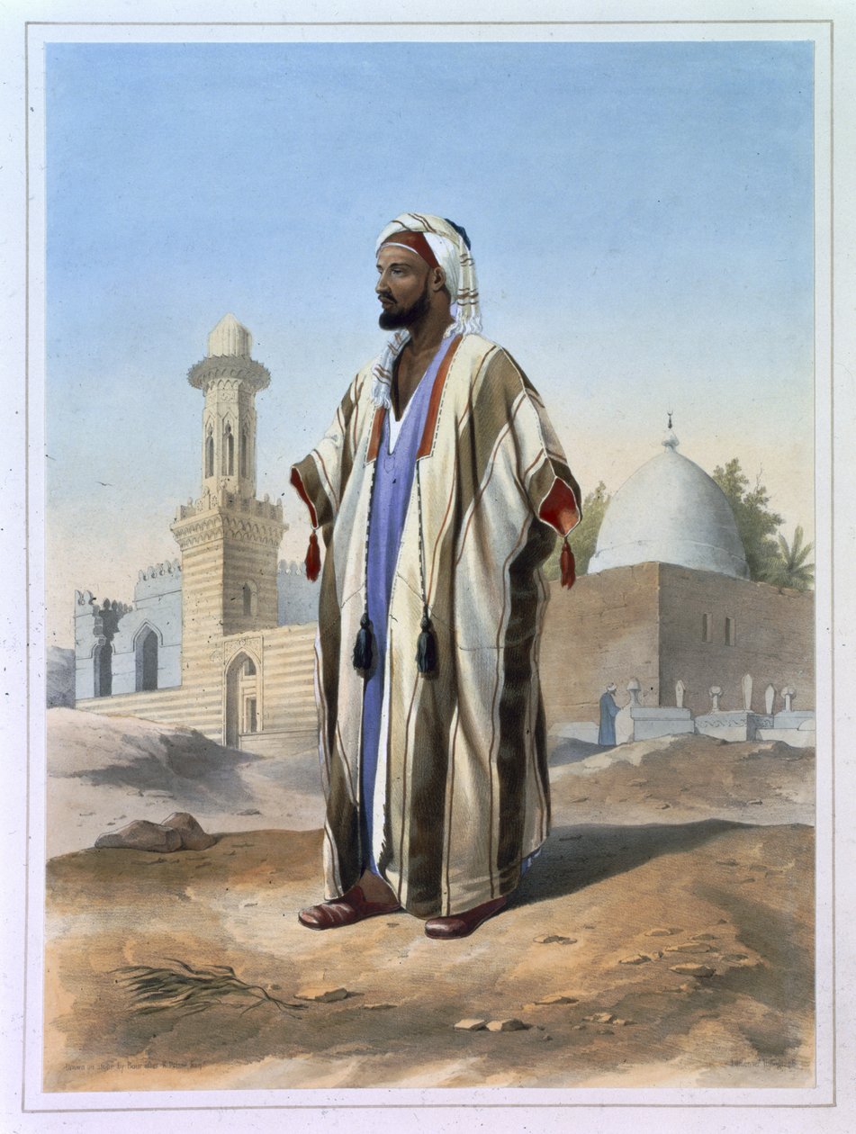 Fellah Dressed in the Haba, illustrasjon fra 