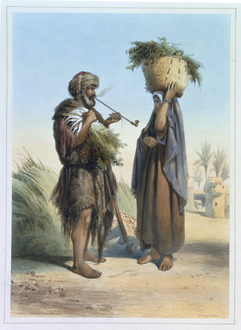 Fellah Man and Woman, illustrasjon fra 