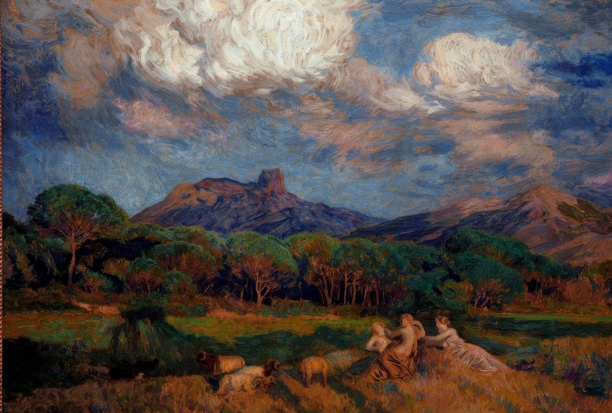 Les Dryades av Marie Auguste Emile Rene Menard