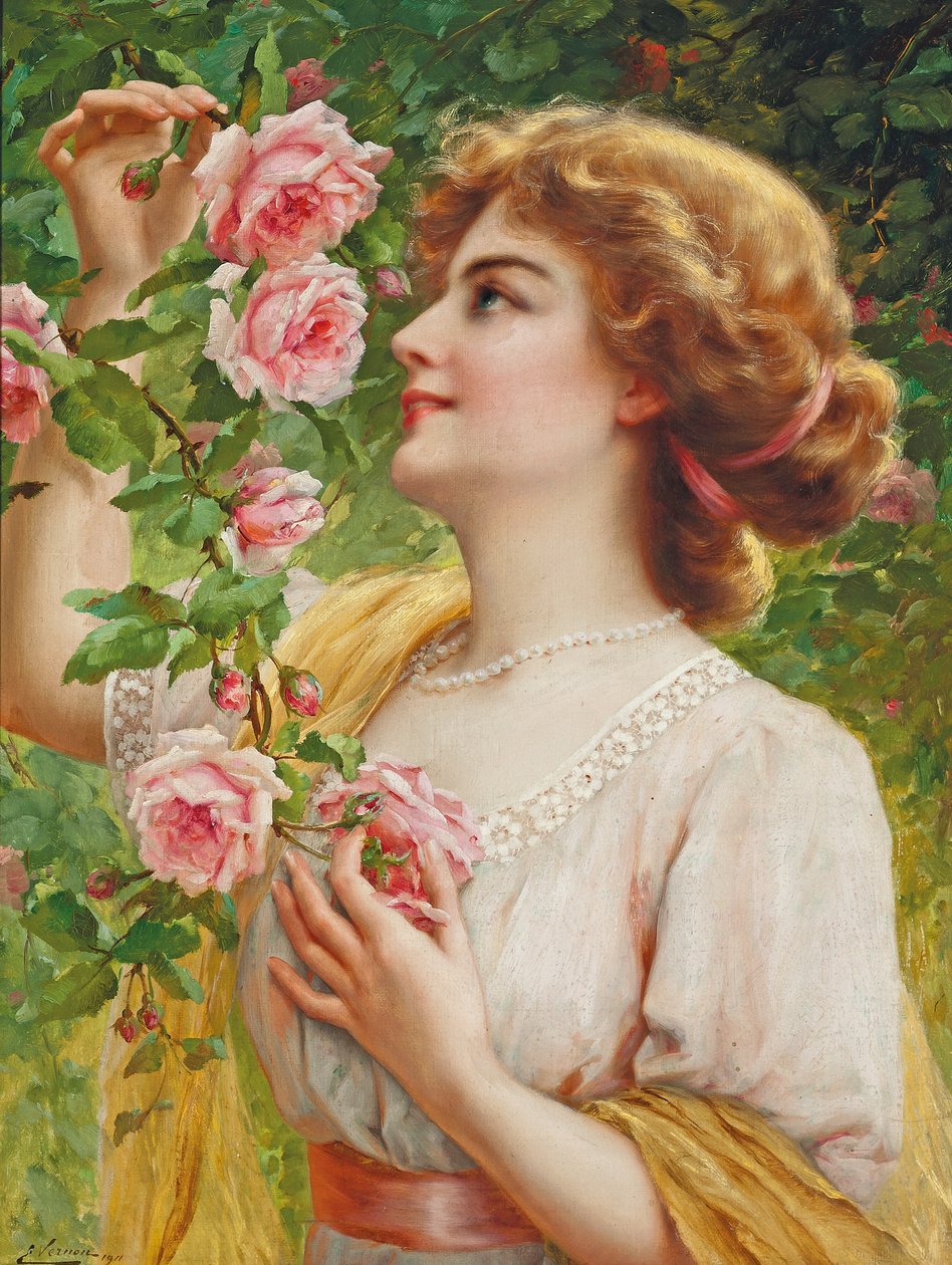 Duftende roser av Emile Vernon