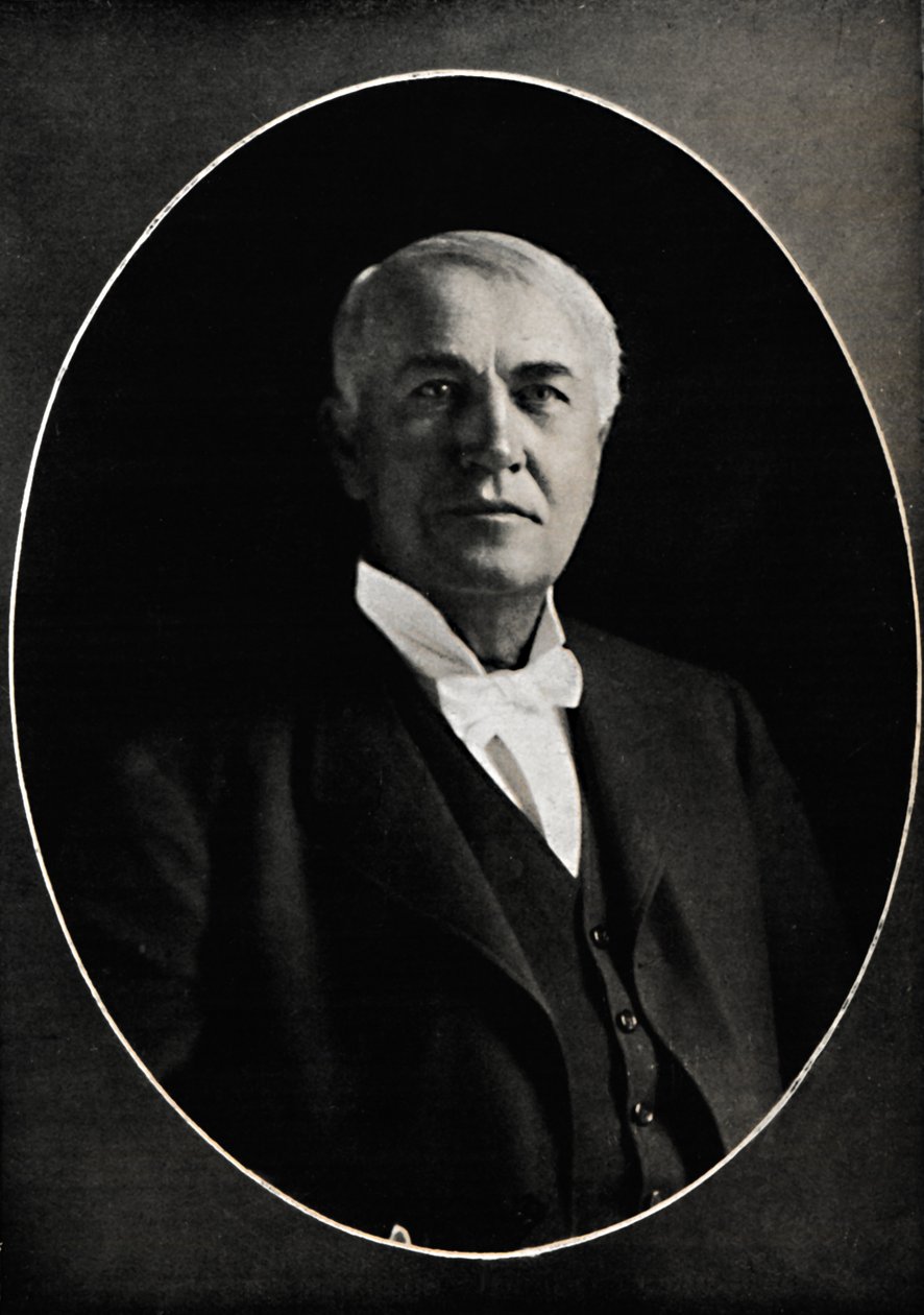 Thomas Edison, the Wizard of the West, ca 1880-tallet, 1914. av Emilie Bieber
