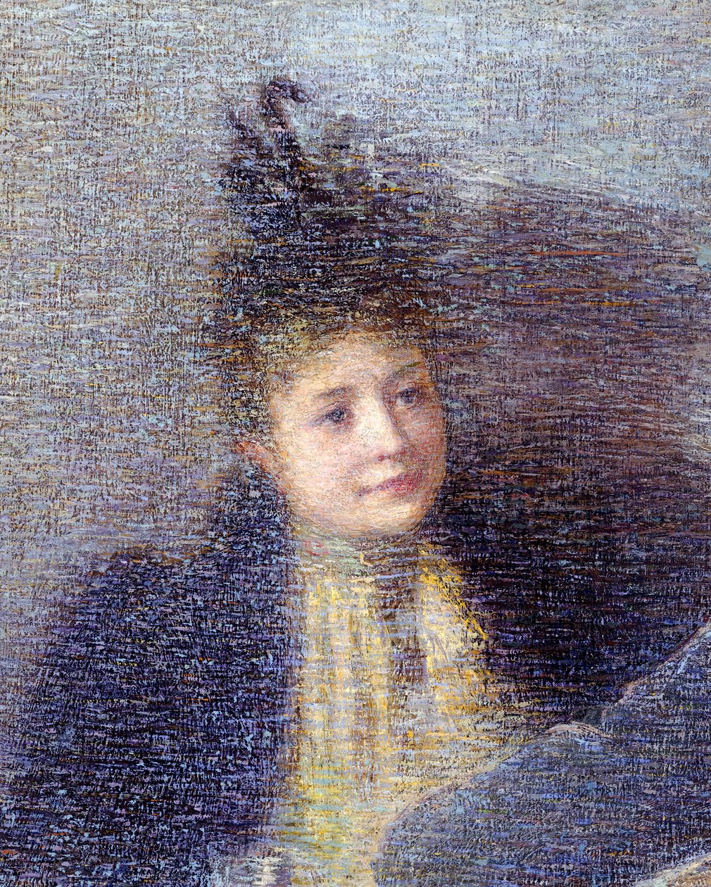 Refleksjoner av en sulten mann eller sosiale kontraster, av Emilio Longoni, detalj av Emilio Longoni
