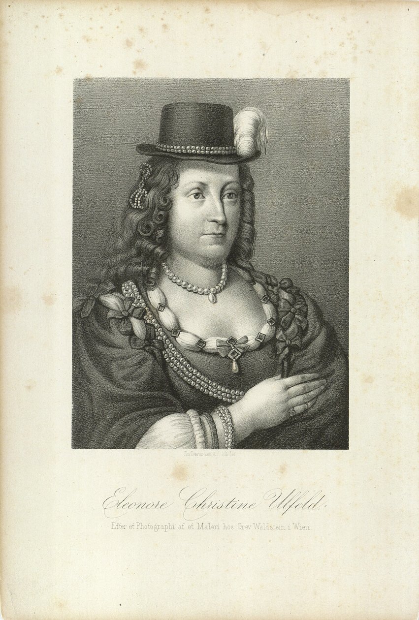 Leonora Christina, grevinne Ulfeldt 1621-1698, 1867. av Emilius Ditlev Baerentzen