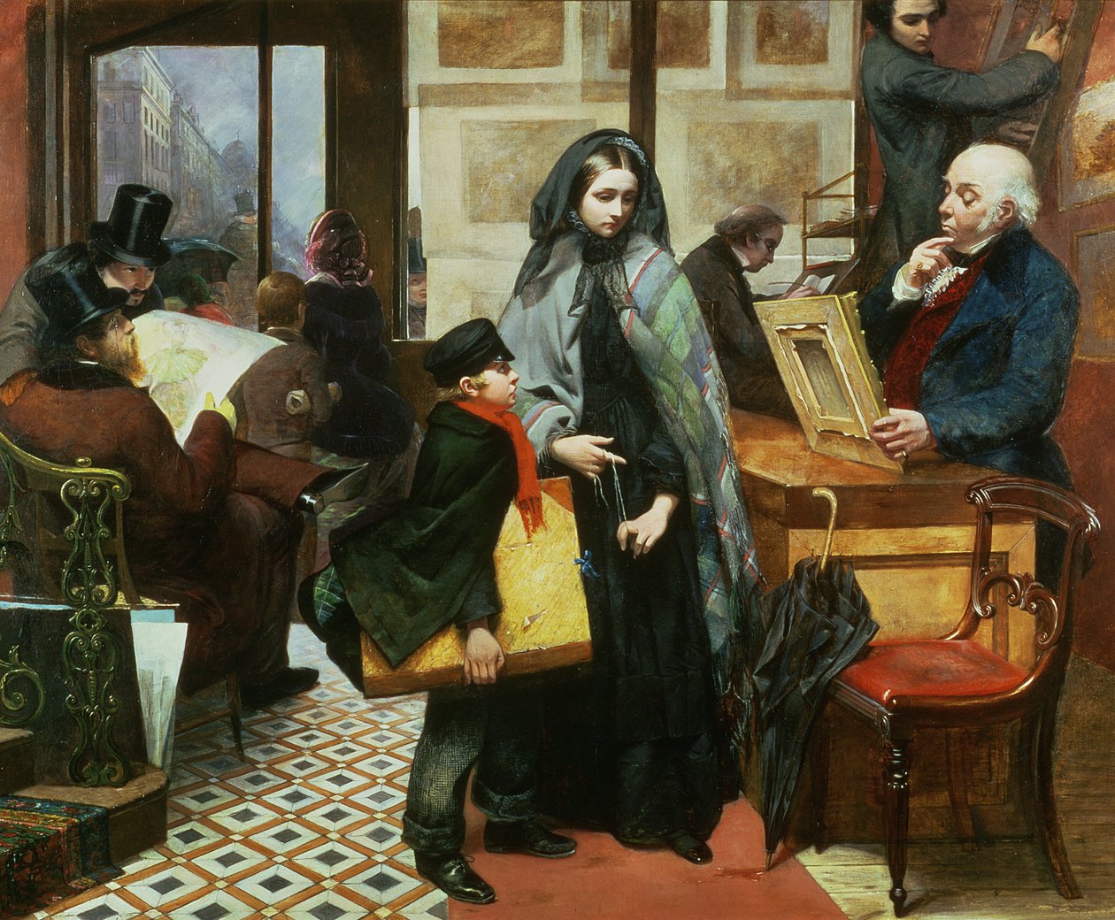 Navnløs og venneløs, 1857 av Emily Mary Osborn
