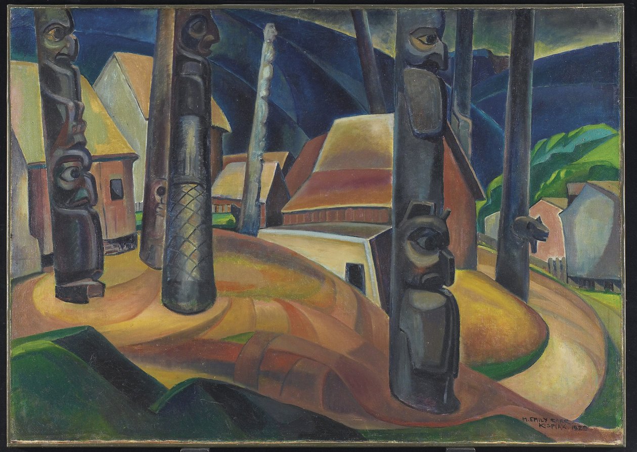Kispiax landsby av Emily Carr