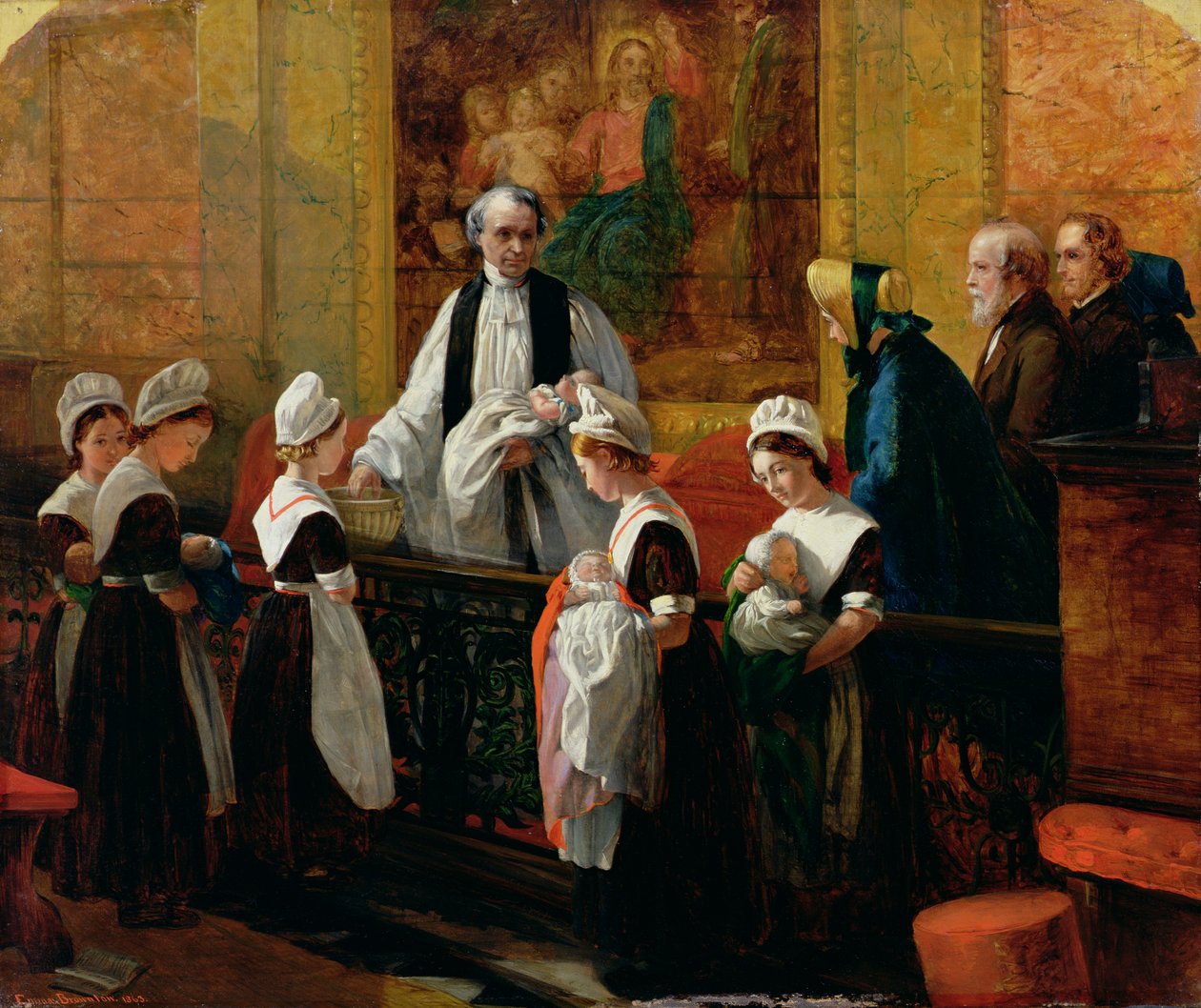 Dåpen, 1863 av Emma Brownlow