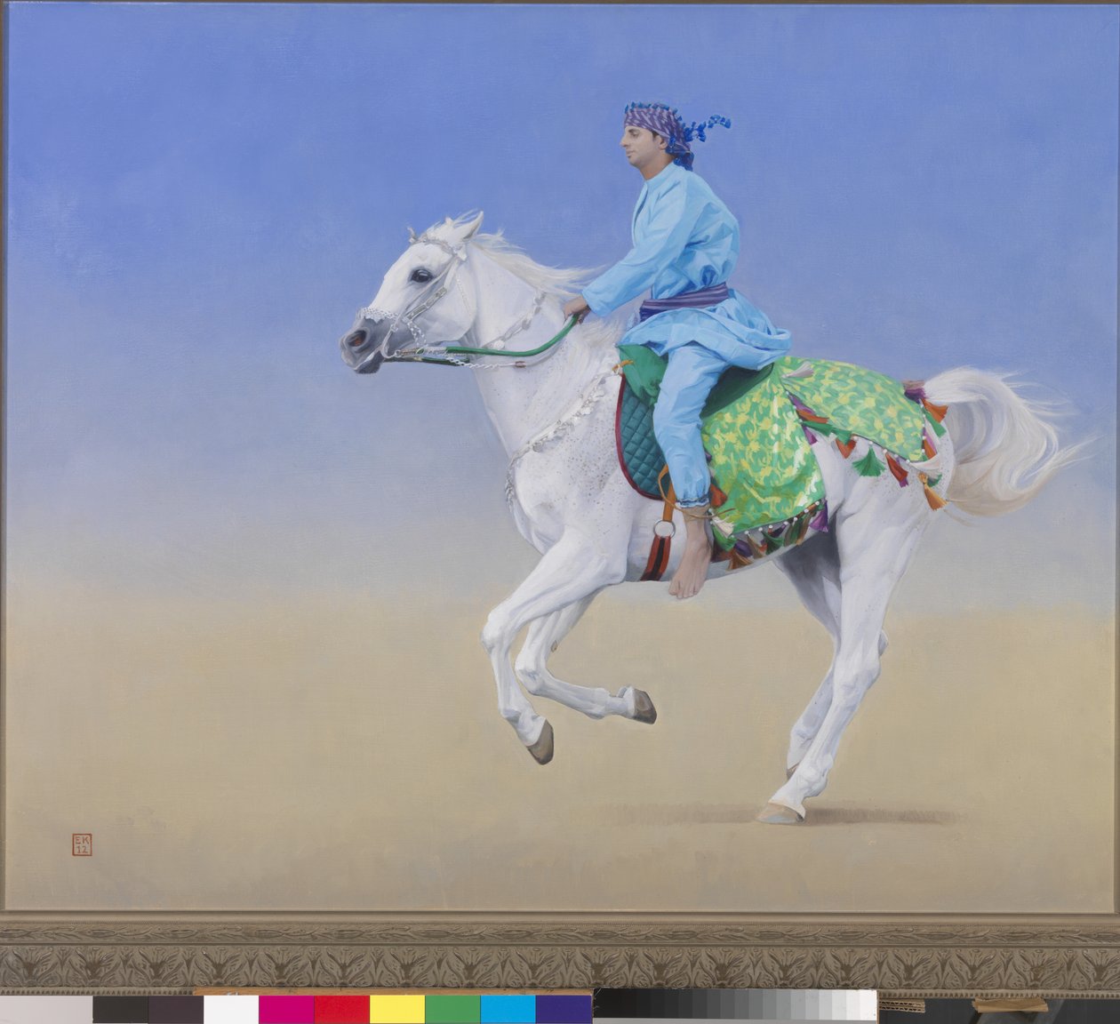 Oman Cavalryman, 2012 av Emma Kennaway