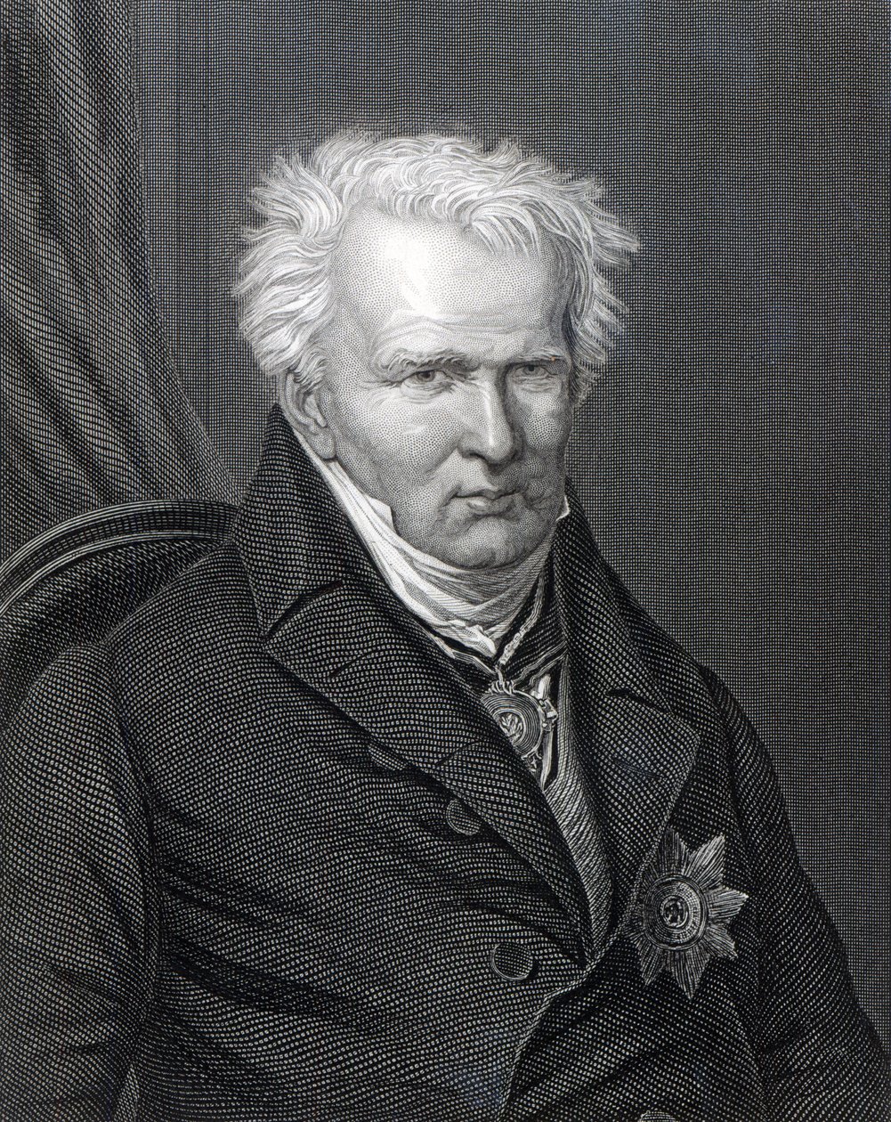 Alexander von Humboldt, gravert av C. Cook av Emma Gaggiotti Richards