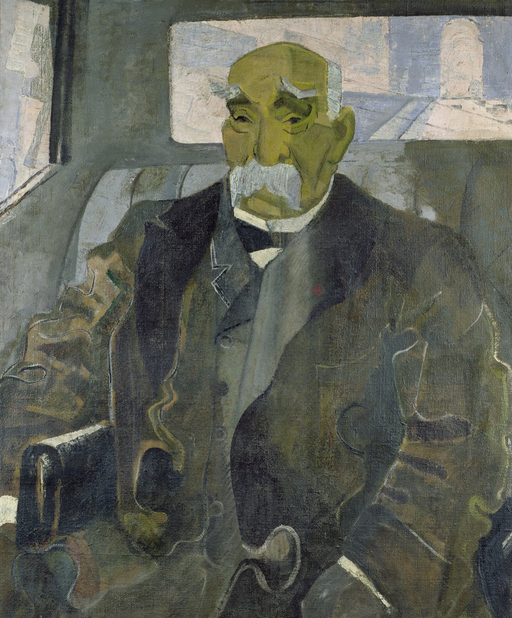 Georges Clemenceau (1841-1929) 1928 av Emmanuel Gondouin