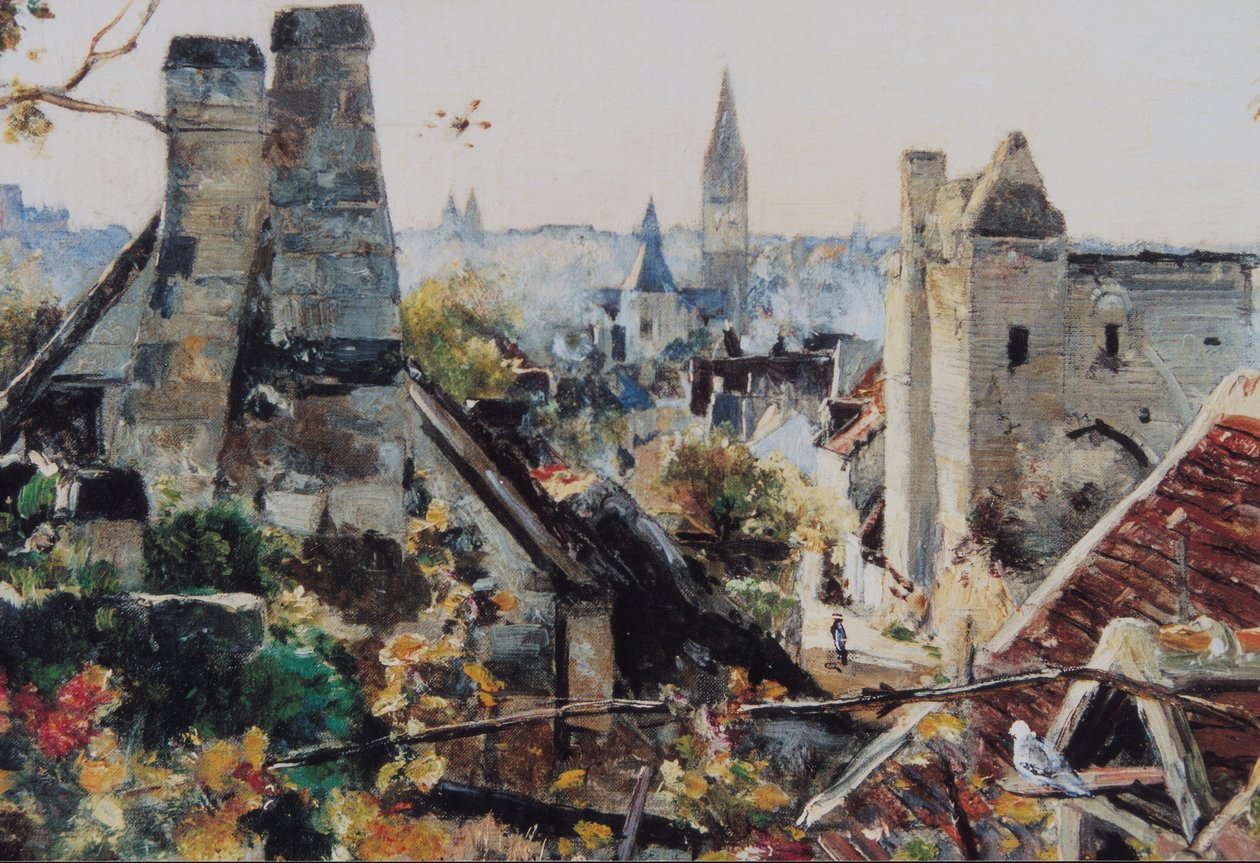 Beaulieu-lès-Loches oktober 1880-89 (olje på lerret) av Emmanuel Lansyer