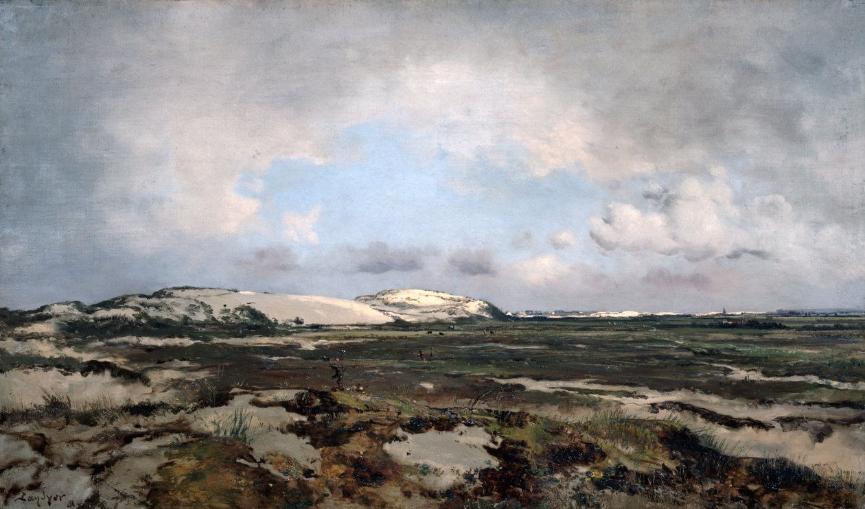 I sanddynene, 1881 av Emmanuel Lansyer