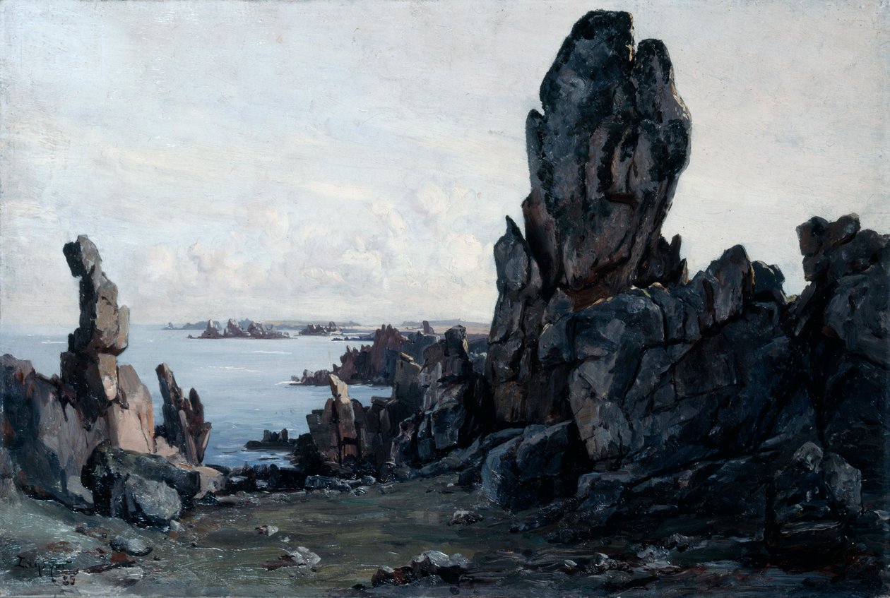 Island of Ushant, 1885 av Emmanuel Lansyer