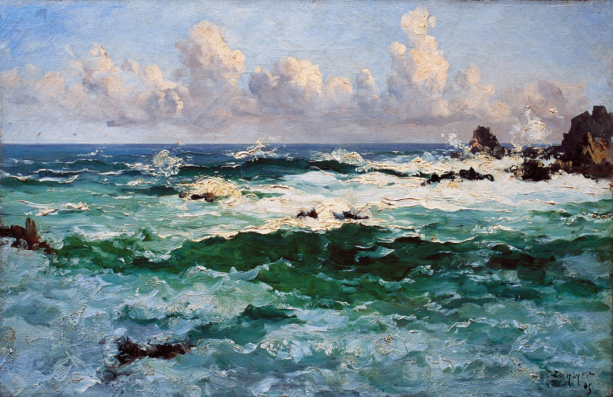 Ouessant, Rising sea mellom semaforen og trompeten av Emmanuel Lansyer