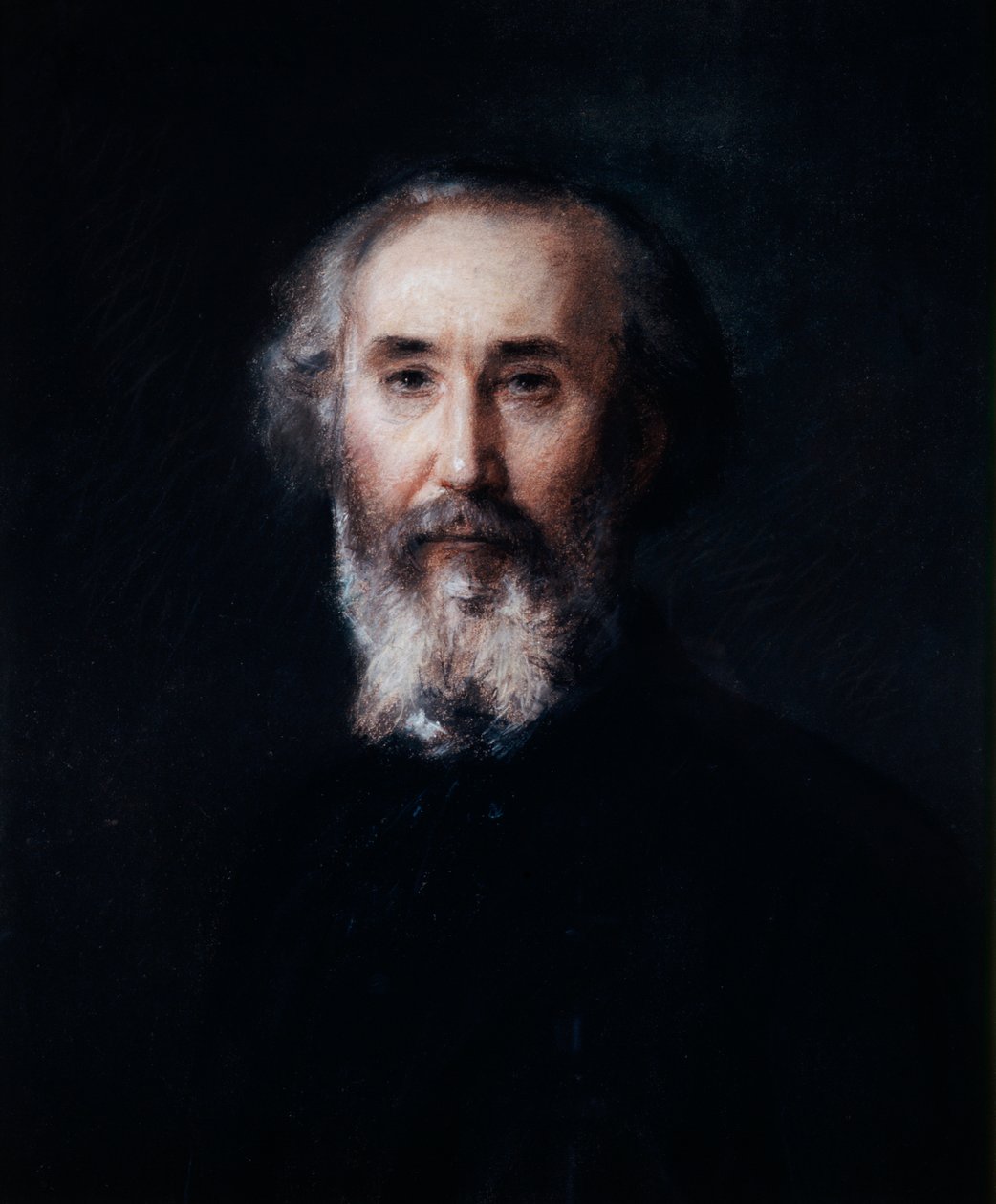 Selvportrett av kunstneren Emmanuel Lansyer, 1800-tallet av Emmanuel Lansyer