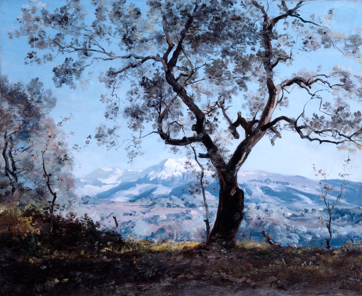 Området rundt Menton, nær Roquebrune, 1892 av Emmanuel Lansyer