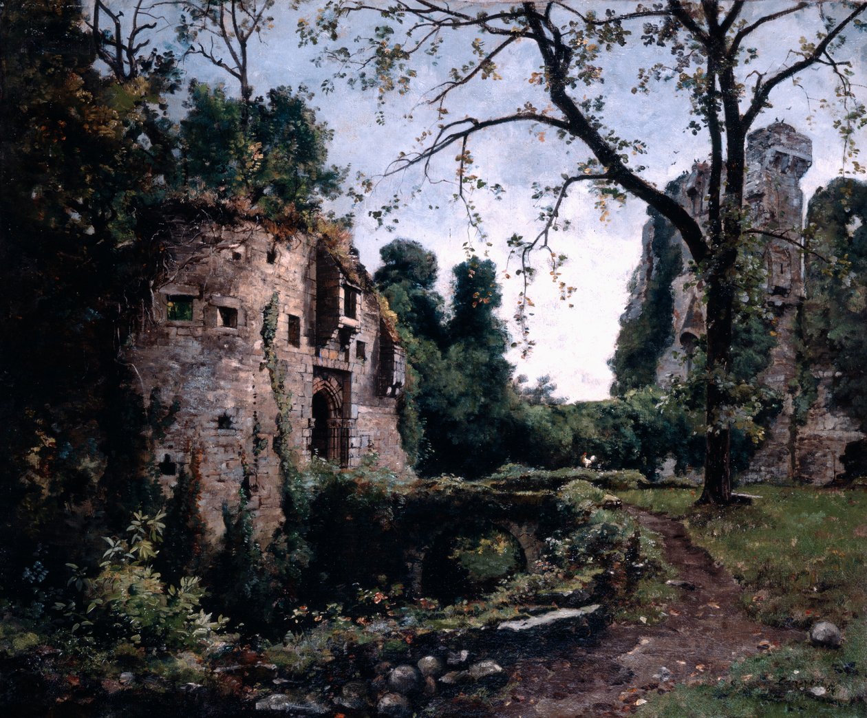 The Bastion of the Elms, 1884 av Emmanuel Lansyer