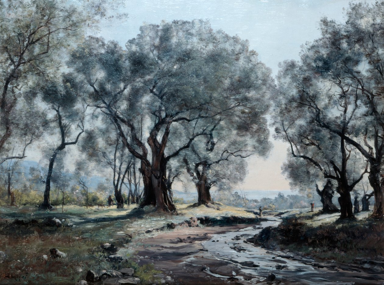 Fjellstrømmen til Vallonet, 1892 av Emmanuel Lansyer