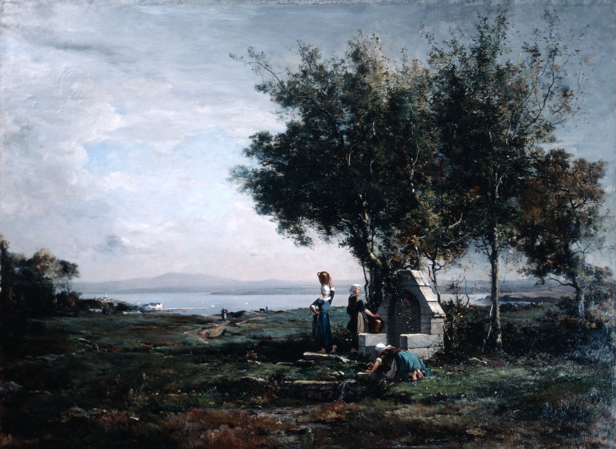 Kvinner ved fontenen, 1867 av Emmanuel Lansyer