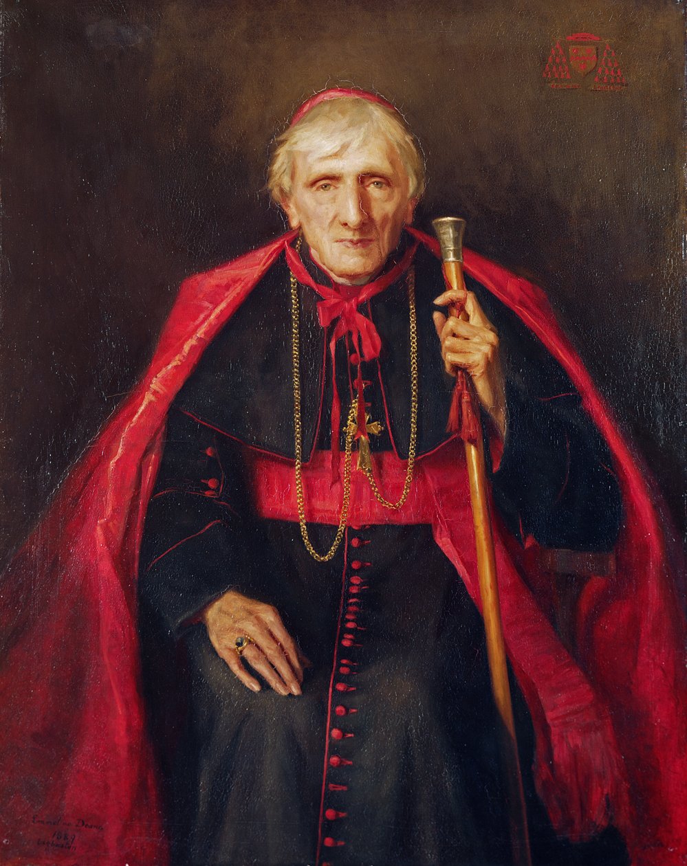 Portrett av John Henry Newman (1801-1890) 1889 av Emmeline Deane