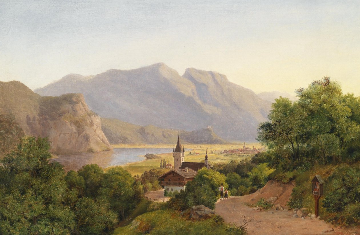 Utsikt over Bolzano av Emmy Meyer