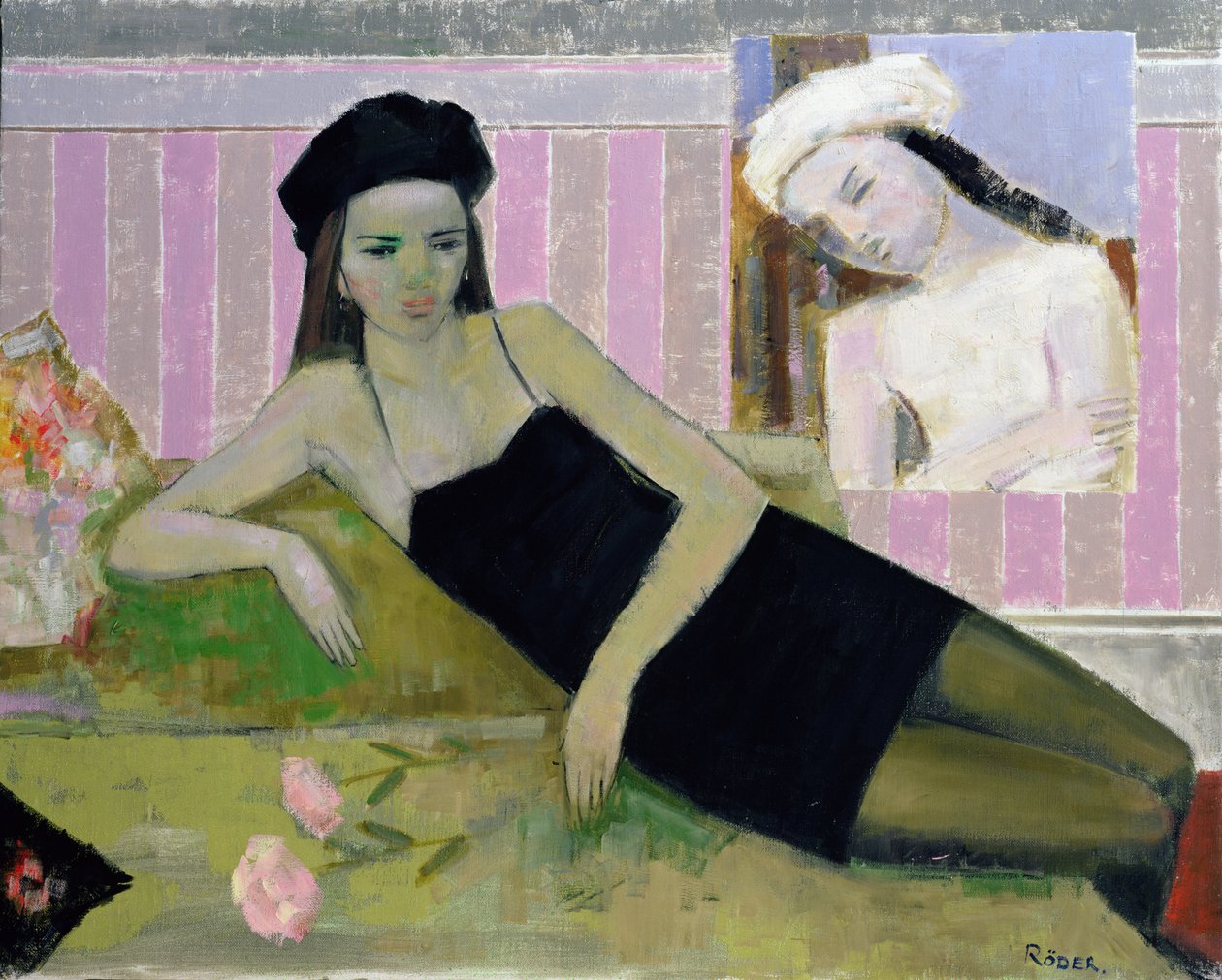 Antoinette og en detalj fra Balthus av Endre Roder