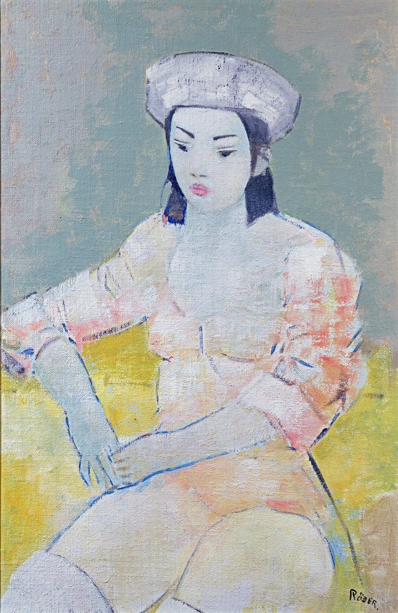 Dancer, 2004 (olje på lerret) av Endre Roder