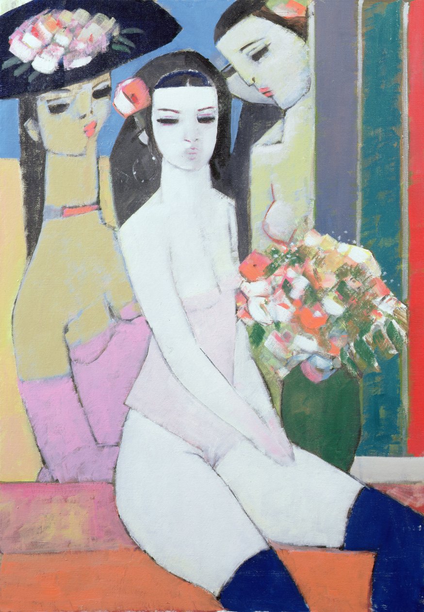 Josephine, 2008 (olje på lerretstavle) av Endre Roder
