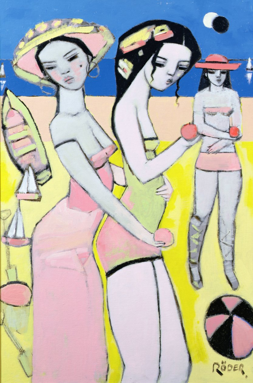 Partial Eclipse, 2007 (olje på lerretstavle) av Endre Roder