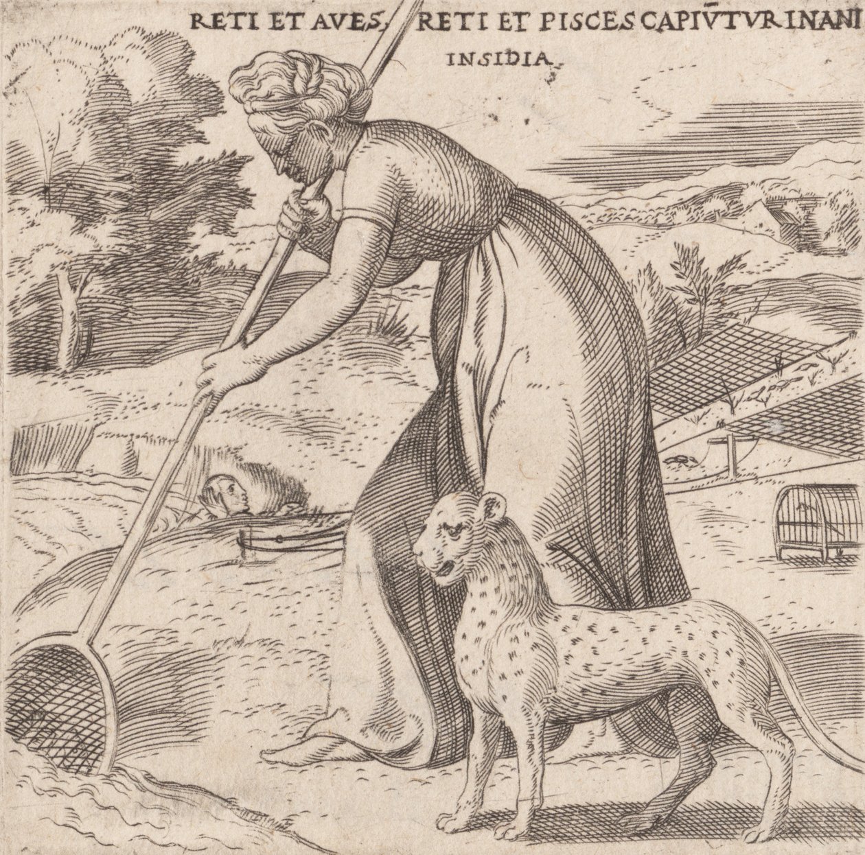 Innfangning, ca. 1545-50. av Enea Vico