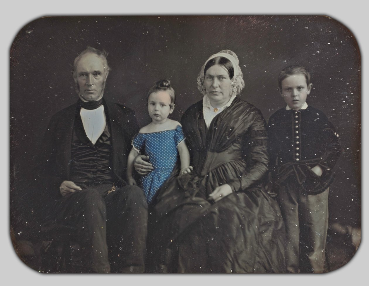 Fru Stanfords mor, far og familie av English