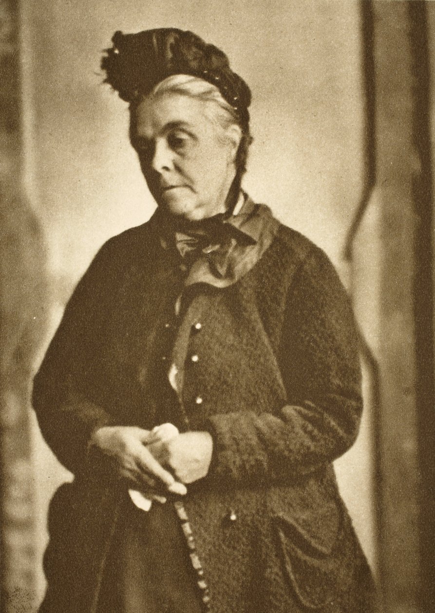 A Charwoman (sepia-bilde) av English Photographer