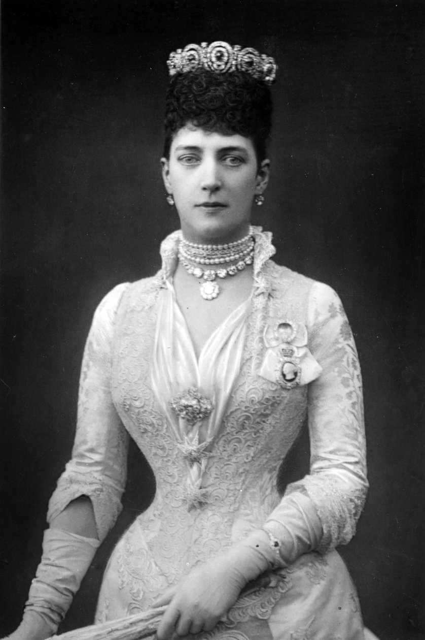 Alexandra, dronningkonsort av Edward VII av Storbritannia, ca. 1890 av English Photographer