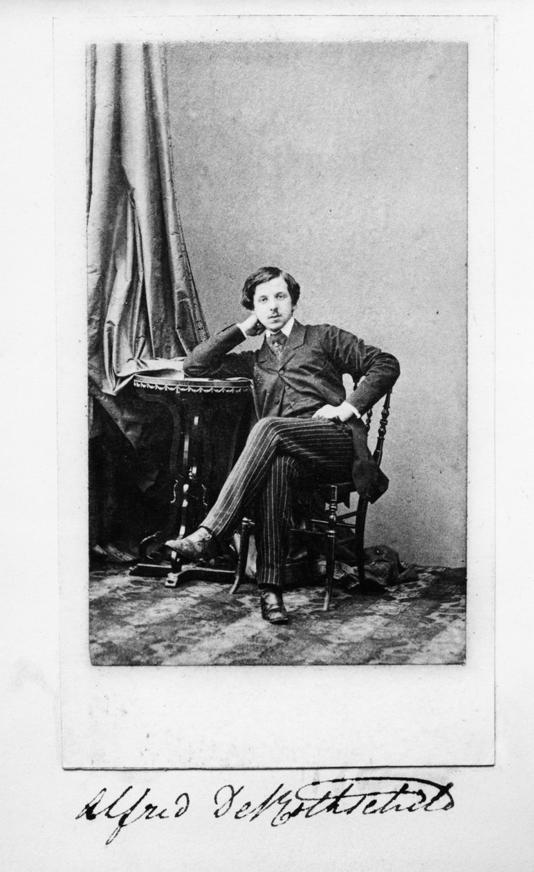 Alfred de Rothschild, ca. 1860-tallet av English Photographer