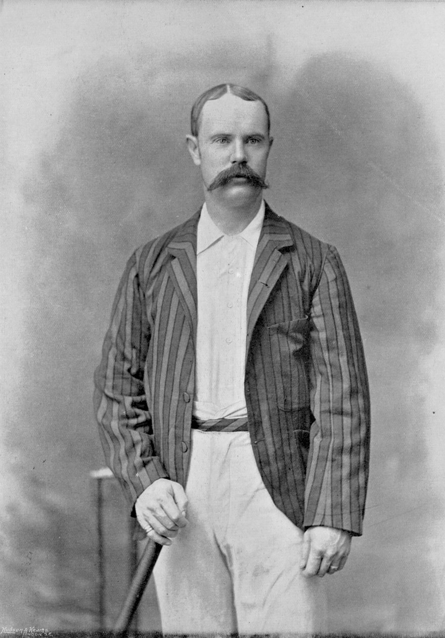 Alick Bannerman, fra Famous Cricketers and Cricket Grounds, utgitt av Hudson og Kearns, 1895 av English Photographer