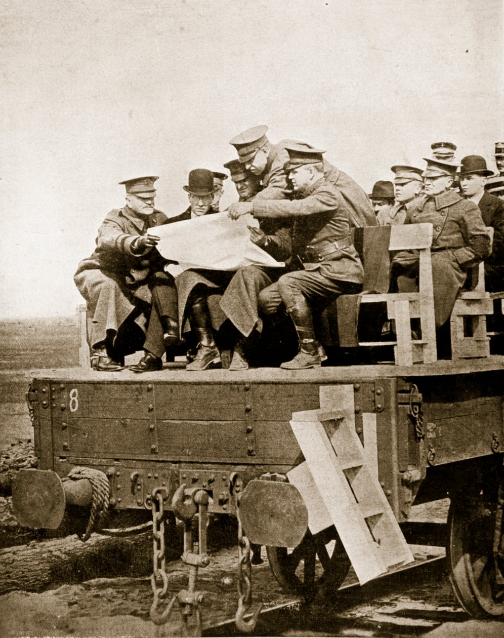 Amerikanere i Frankrike, 1918 (sepia-bilde) av English Photographer