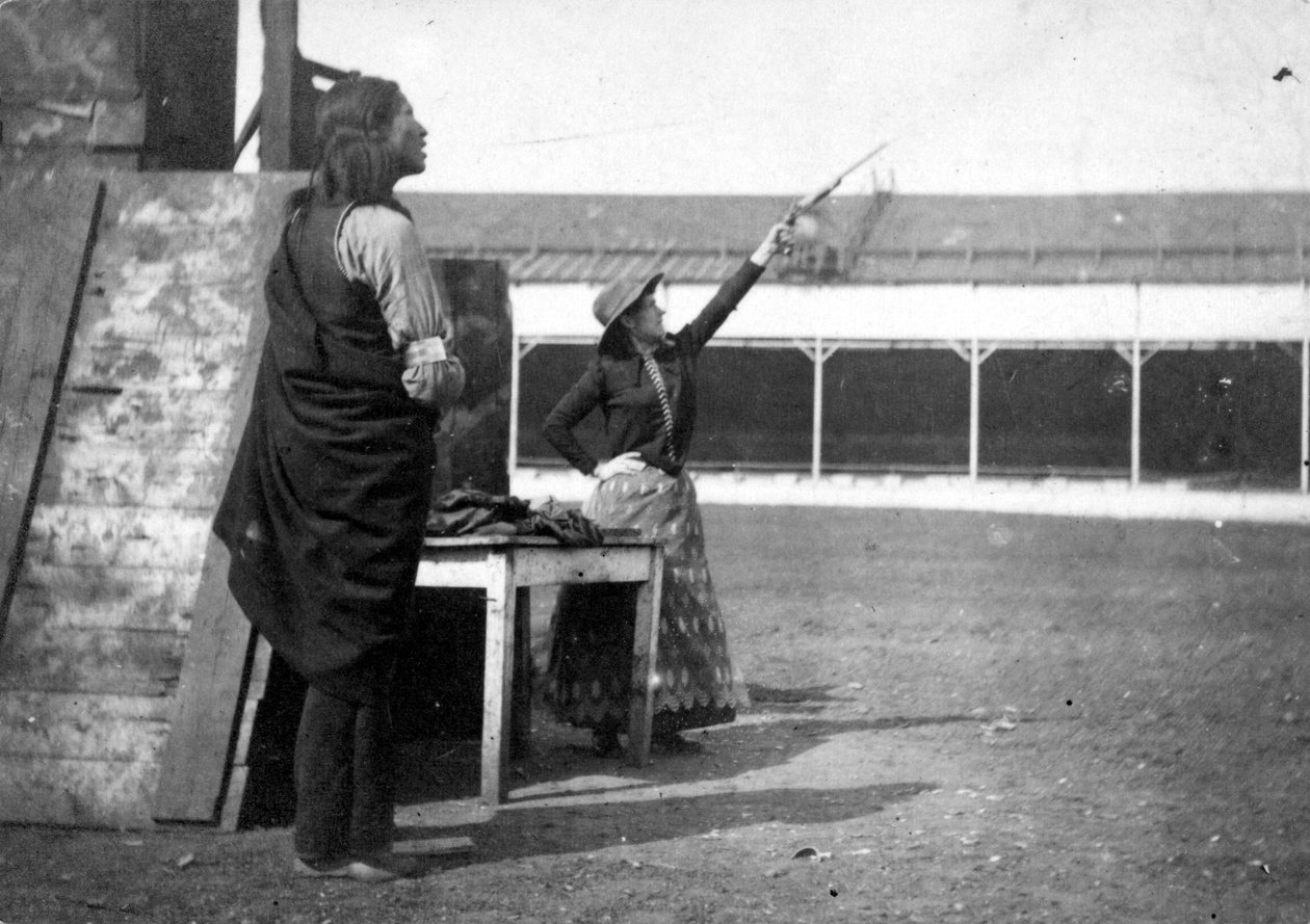 Annie Oakley, 1892 av English Photographer