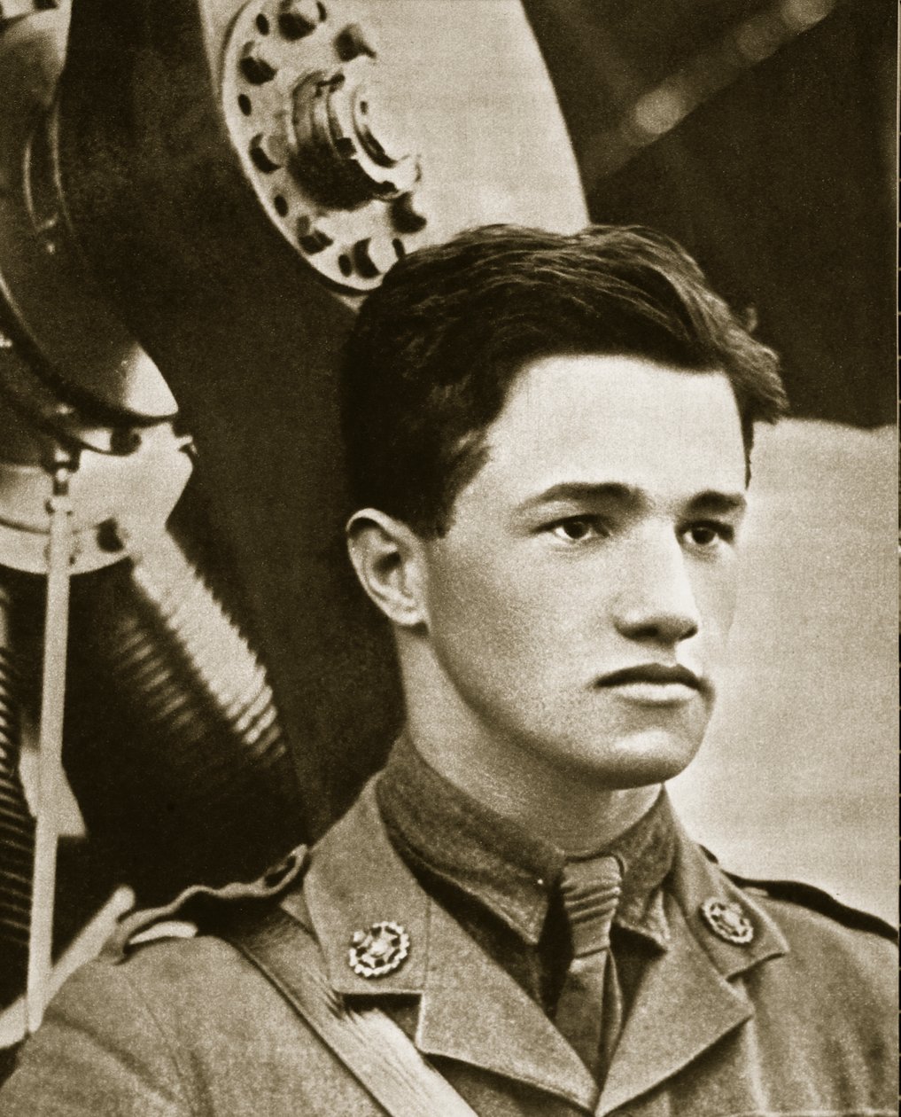 Gutt som ble en kampstjerne (fotogravyr) av English Photographer