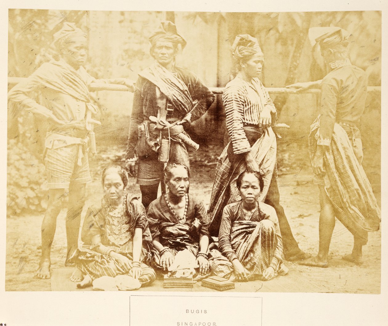 Bugis, Singapore, fra The People of India, av J. Forbes Watson, utgitt 1868 (albumtrykk) av English Photographer