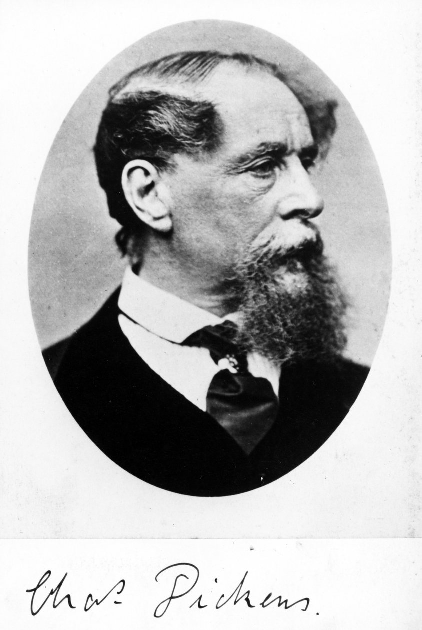 Charles Dickens, ca. 1870-tallet av English Photographer